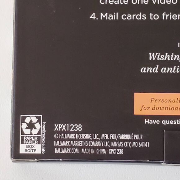 Hallmark Video Greeting Card Christmas Village Box of 10 Customizeable New - Picture 6 of 7